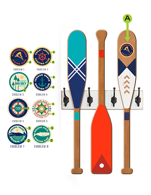 Oar Coat Rack