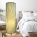 24 Inch Cocoa Leaf Cylinder Table Lamp Green (307 t g)