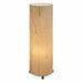 24 Inch Cocoa Leaf Cylinder Table Lamp Natural (307 t n)